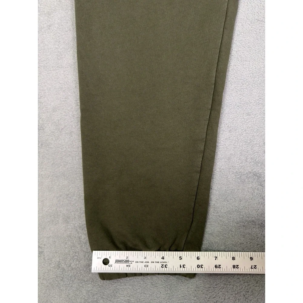 Lacoste Sweatpants Mens 2XL Green Blue Taper CONTRAST LETTERING Drawstring